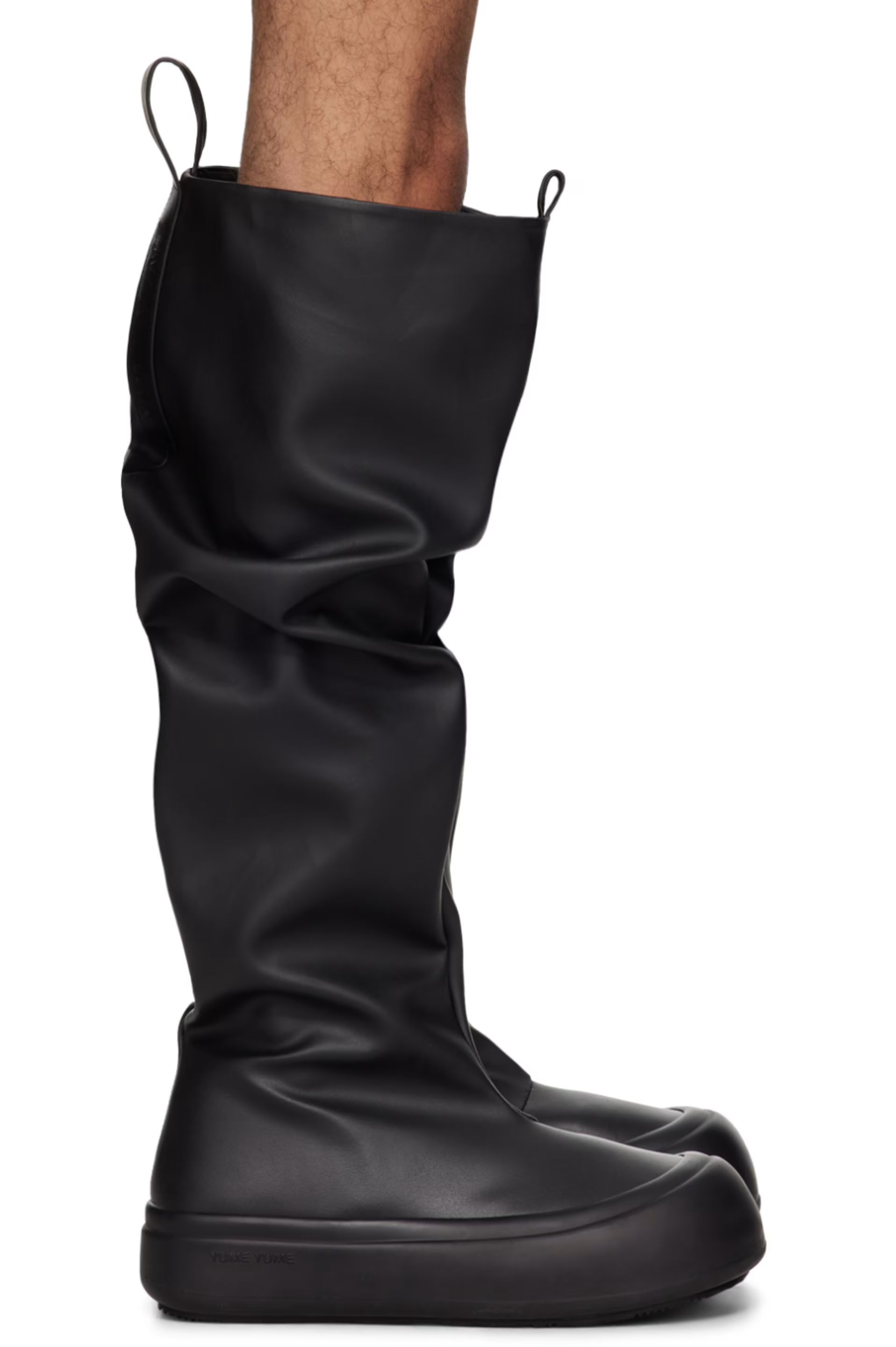 Black Fisherman Boots | SSENSE