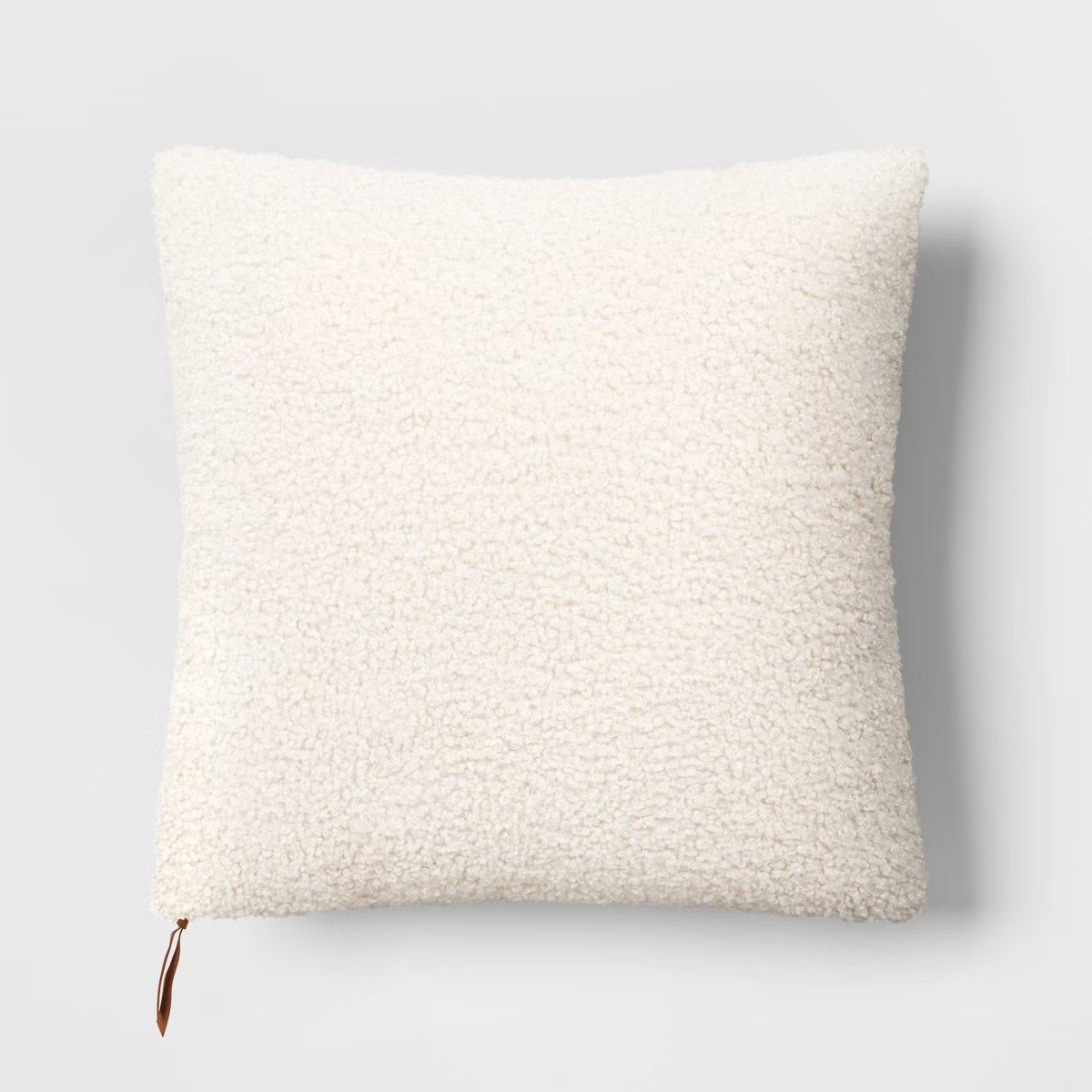 Oversized Teddy Boucle Toss Square Throw Pillow - Threshold™ | Target