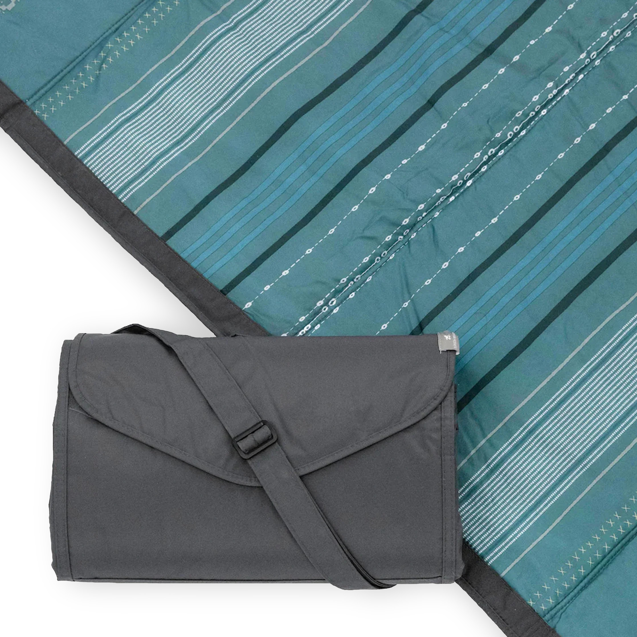 Outdoor Blanket - Shoreline Stripe | Little Unicorn