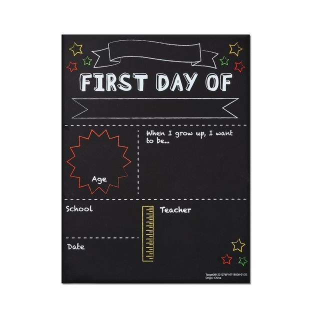 First and Last day of School Reversible Rectangle Sign - Mondo Llama&#8482; | Target