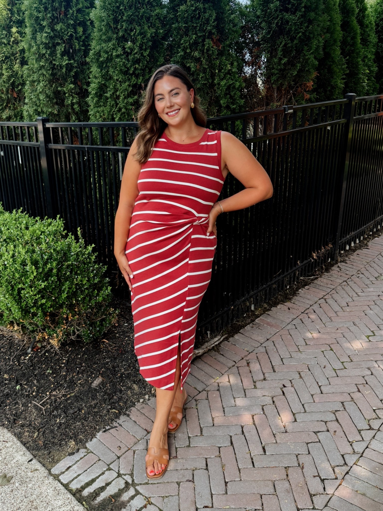I am loving this dress for end of summer. Pair it with a denim jacket or cropped trench for a light layer at night.

#LTKmomlife #LTKSeasonal #LTKMidsize