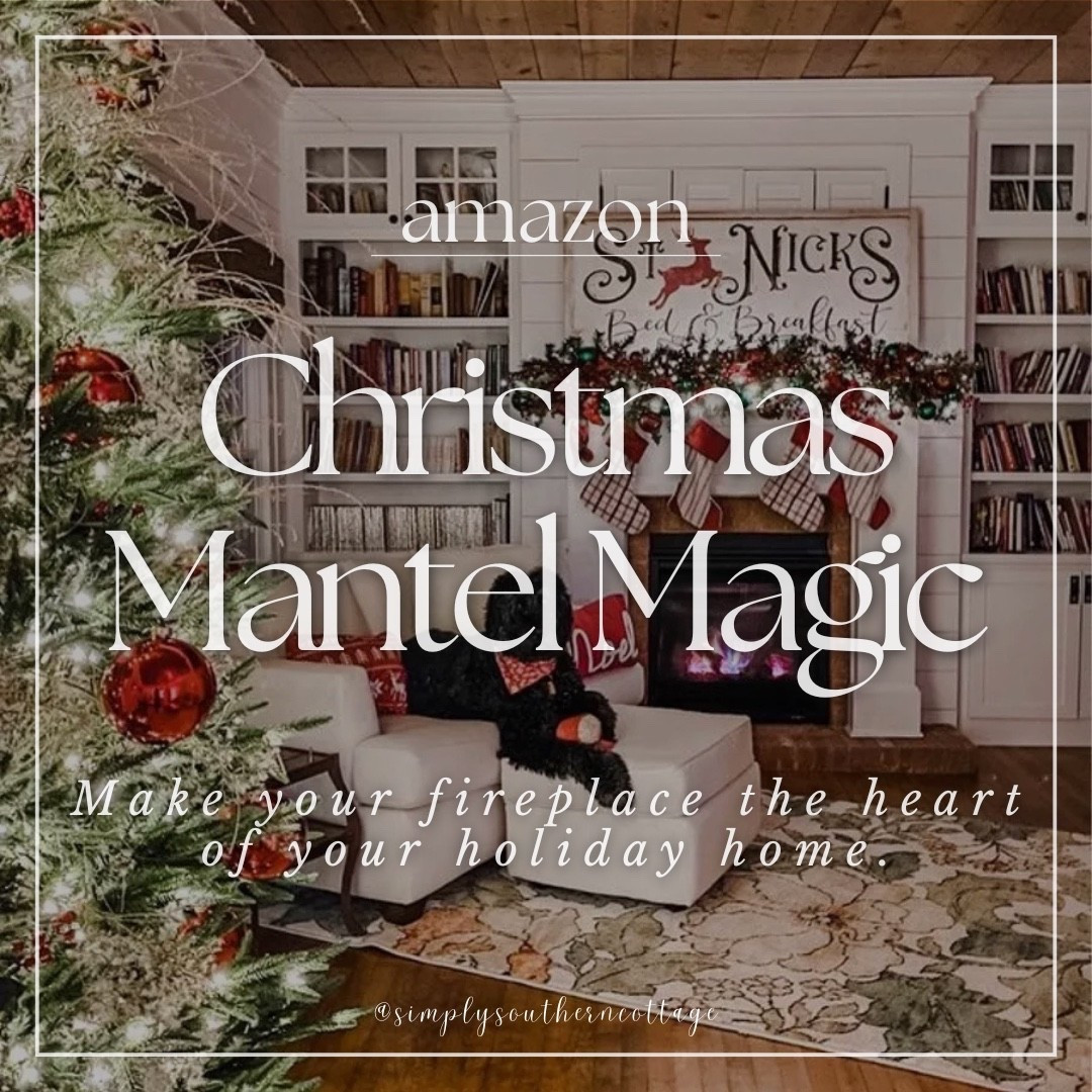 Christmas Mantel Magic - Make your fireplace the heart of your holiday home 

Amazon, Amazon home, Amazon home decor, seasonal home, seasonal home decor, holiday home decor, holiday home decor inspo, Christmas, Christmas decor, Christmas home decor, gift guide, gift ideas, Christmas trees, Christmas wreaths, Christmas garlands



#LTKOver40 #LTKHome #LTKSeasonal