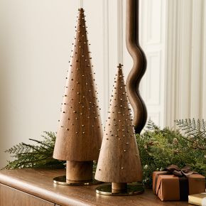 Eugene Wood & Brass Trees | West Elm (US)