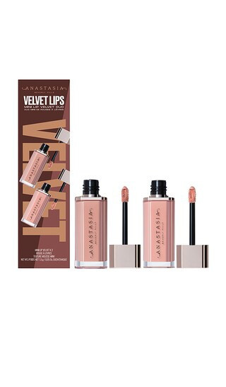 Anastasia Beverly Hills Velvet Lips Mini Lip Velvet Duo in Pure Hollywood & Kiss. | Revolve Clothing (Global)