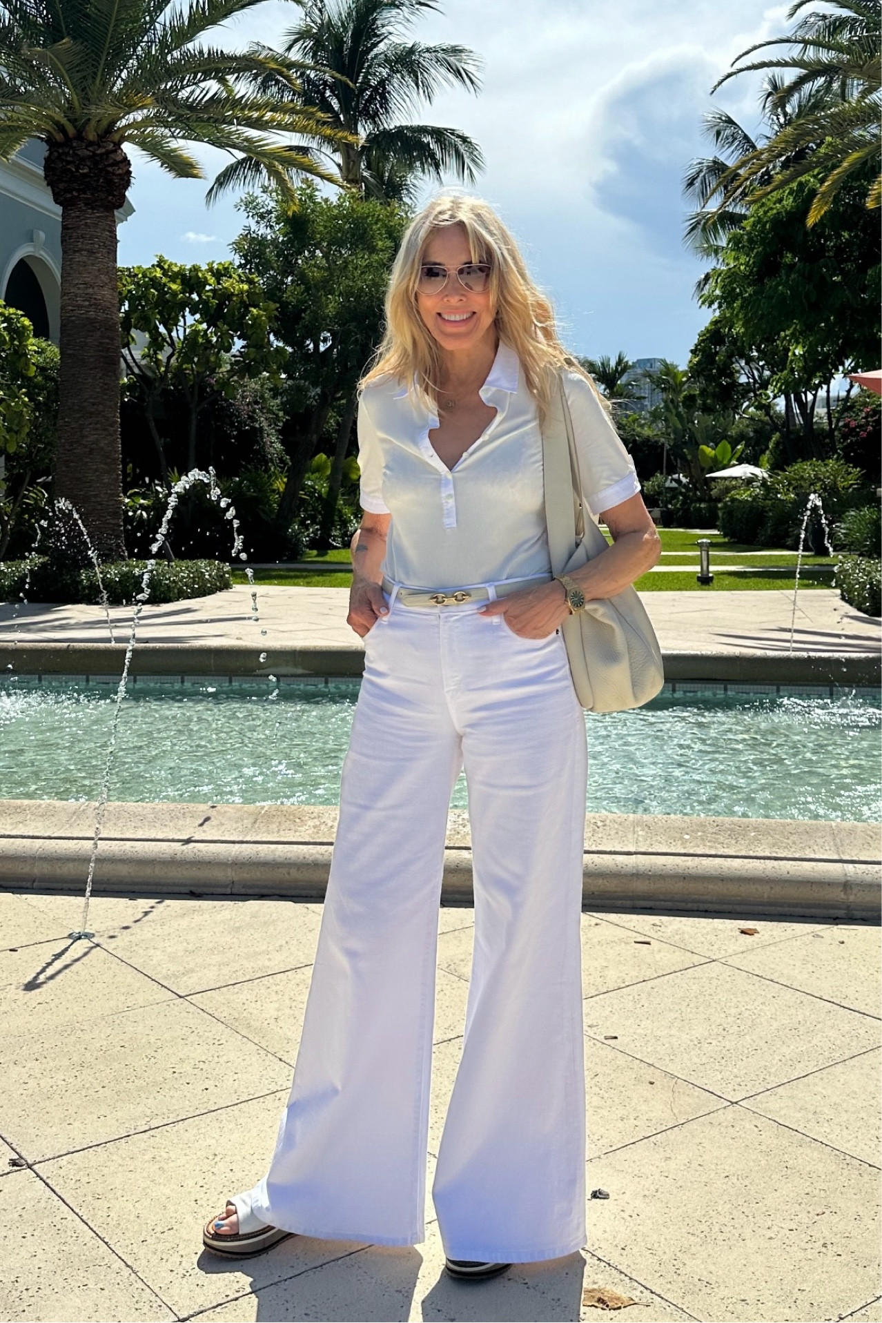All white in Palm Beach!