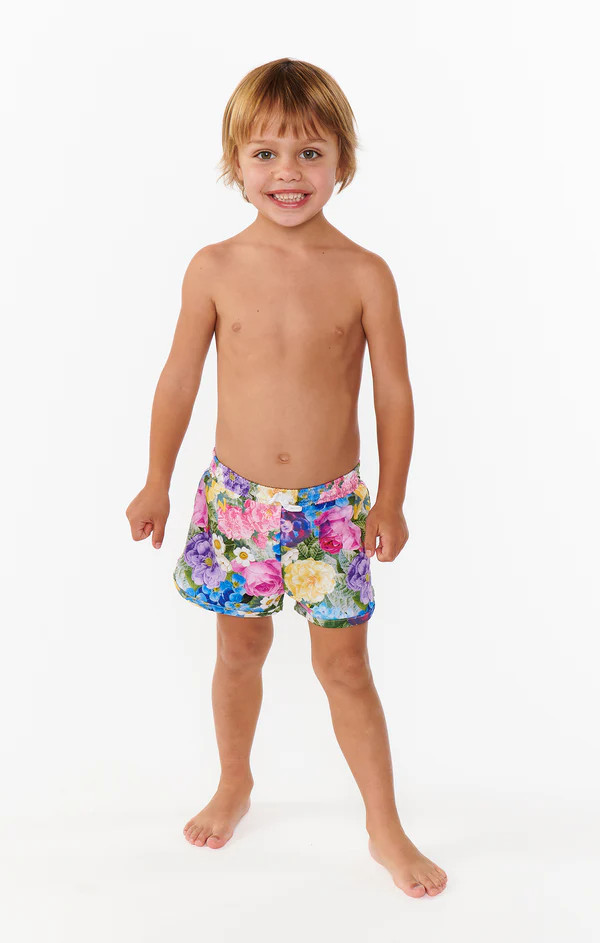 Little Beach Bum Trunks ~ Flower Shop | Show Me Your Mumu