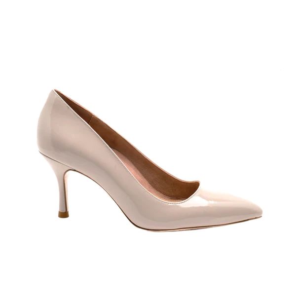 Tender Taupe Patent Leather Pump | ALLY Shoes