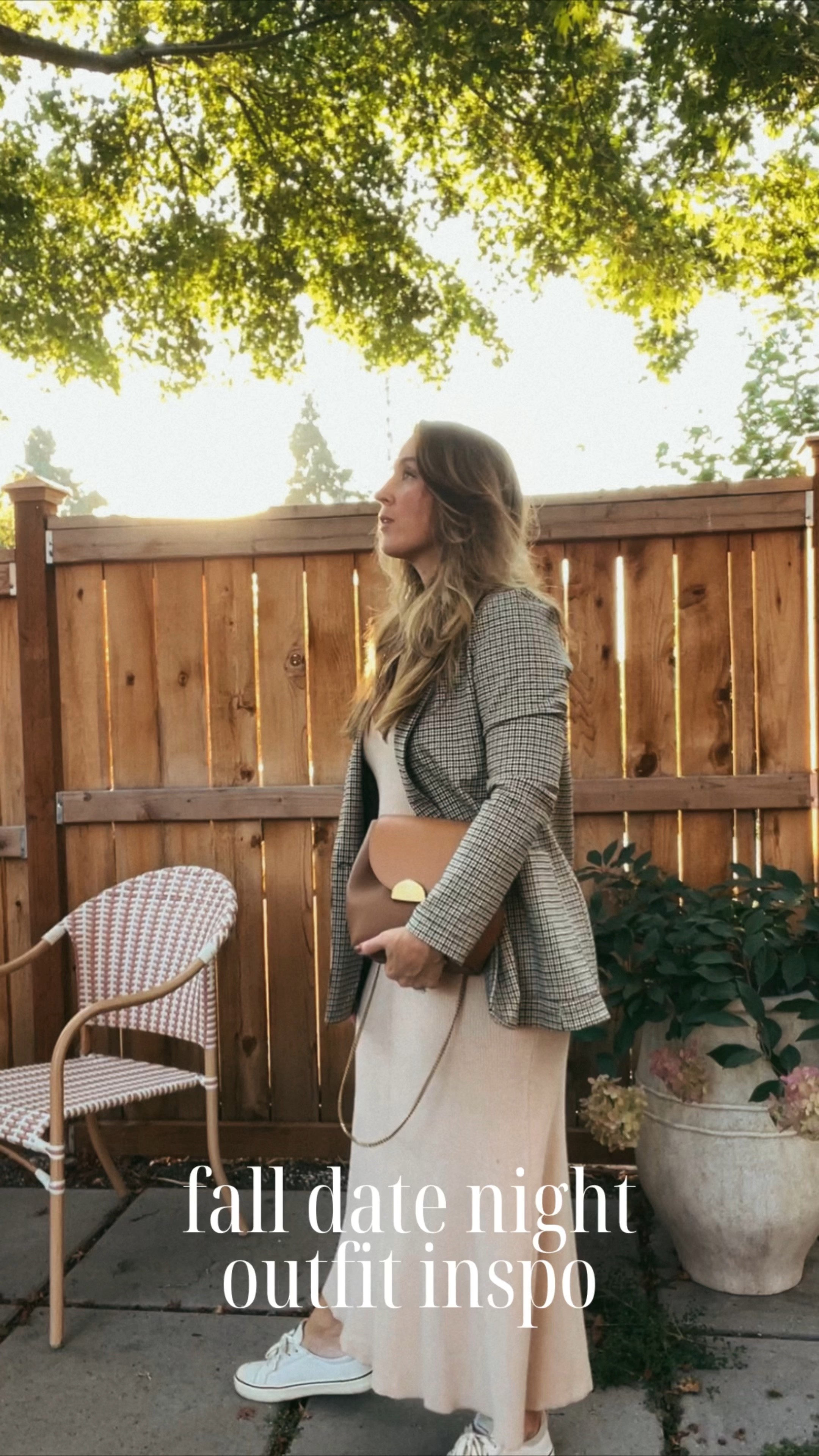 My favorite go-to fall date night outfit! All of these pieces are older items that I pulled from my closet, but linking similar items below!

Style over 30, outfit ideas, fall style video, size 8, size 8 fashion, fall outfit, plaid blazer, fall blazer, sweater dresses, ltk it bag

#LTKunder100 #LTKSeasonal #LTKworkwear