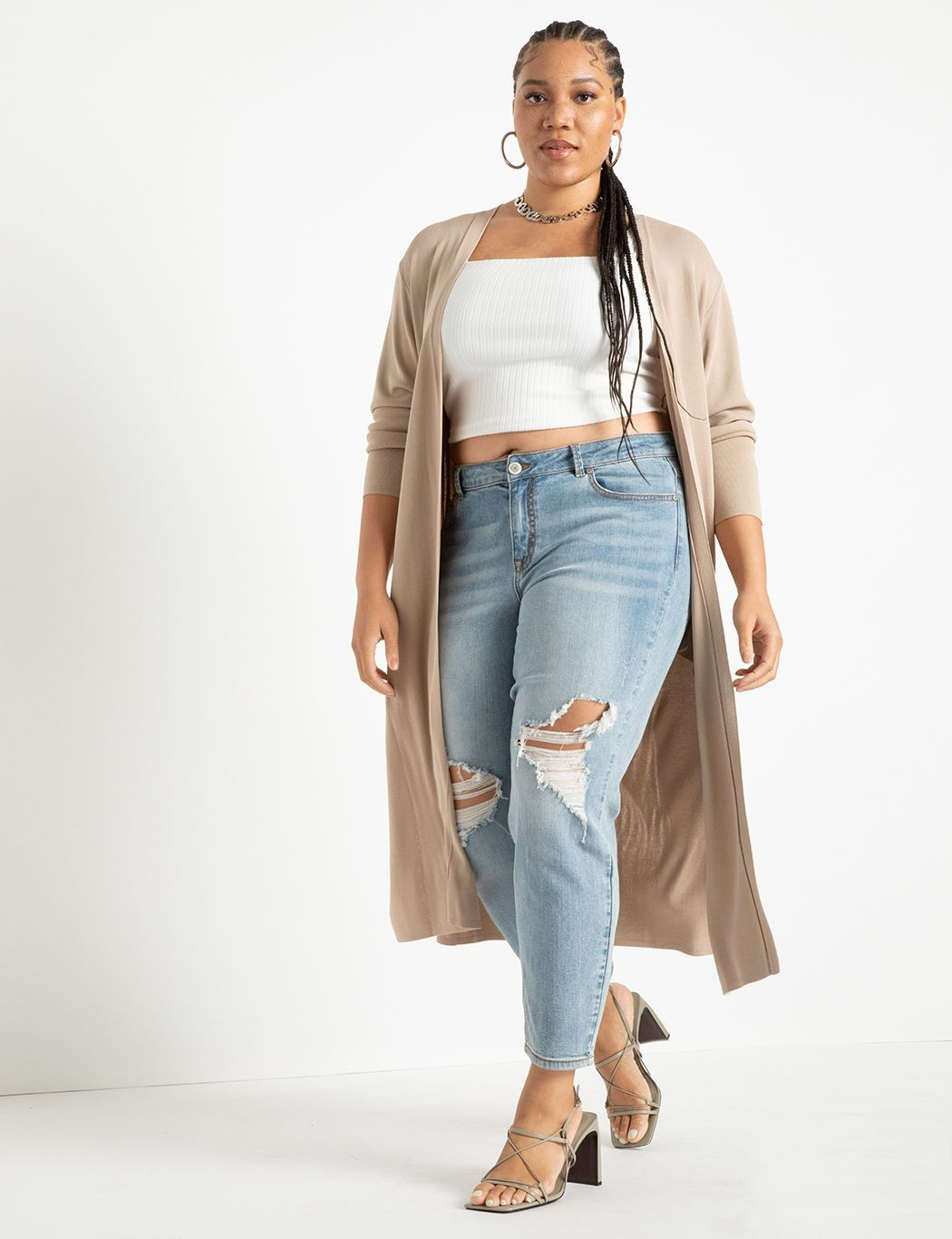 Throw On Duster | Eloquii