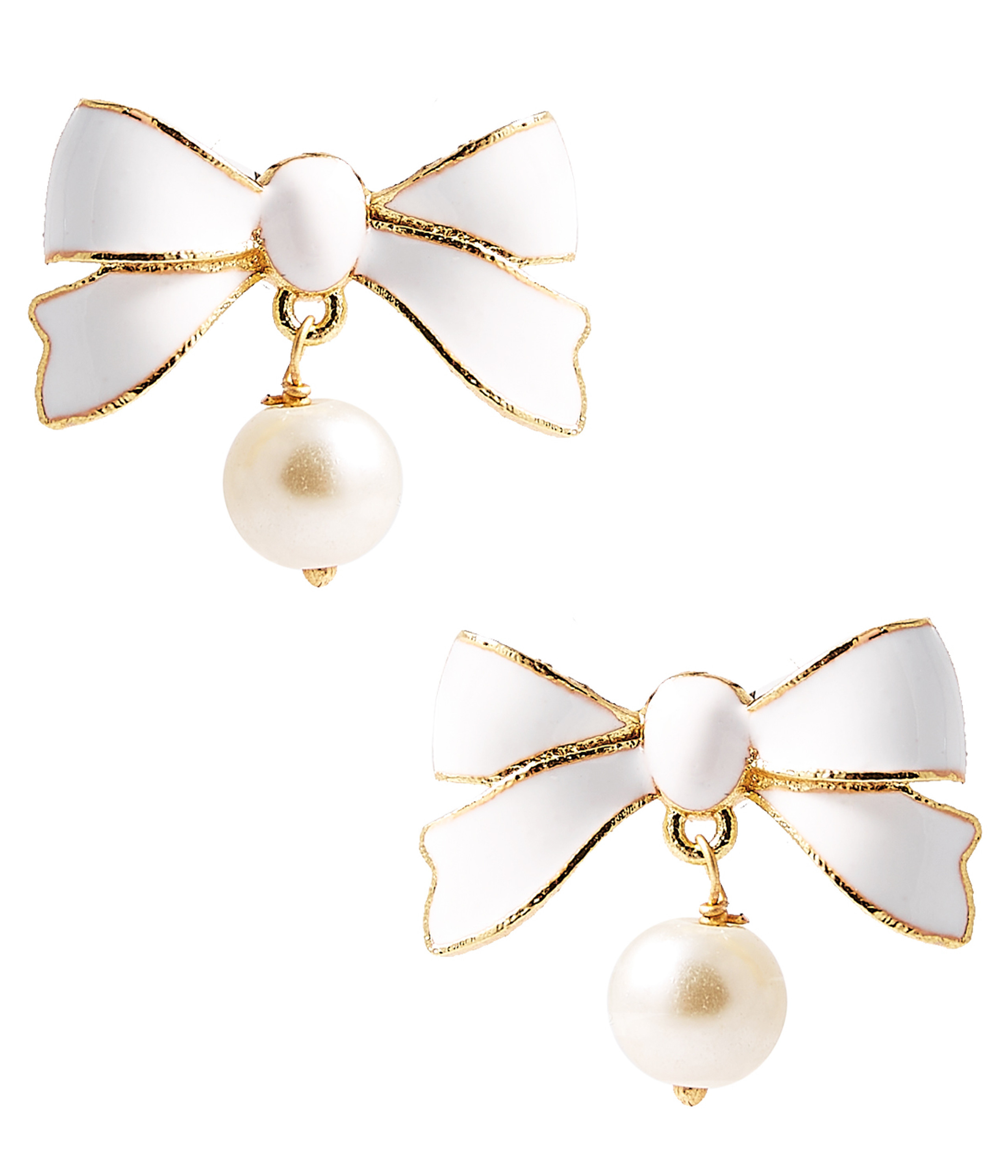 Enamel Bow Earring - Belle of the Ball | Lisi Lerch Inc