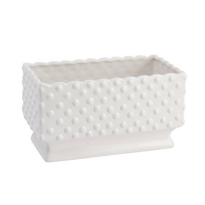 Ceramic Hobnail Planter - White - Storied Home | Target