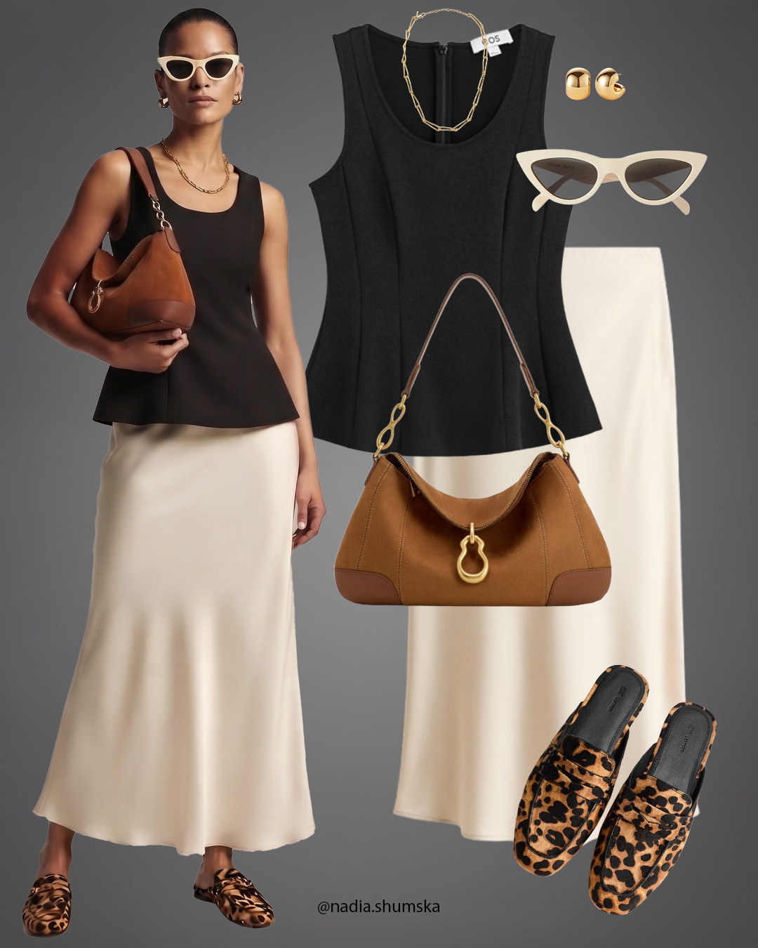 Satin skirt styling✨ Everything is linked below 🤍 

 #LTKstyletip #LTKcapsule #satinskirt #casualoutfit