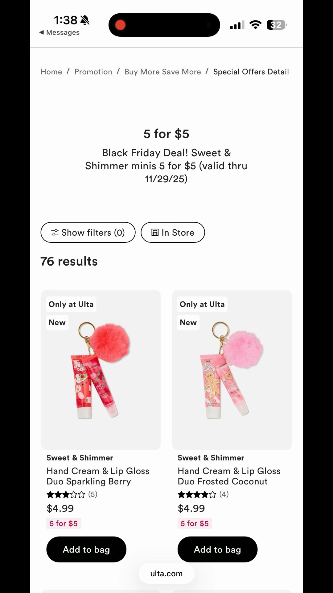 My friend found this awesome deal on stocking stuffers from Ulta. It’s the Sweet and Shimmer Collection and everything is 5 for $5! I linked what I ordered, but there are over 75 options to choose from!

#LTKHoliday #LTKKids #LTKGiftGuide
