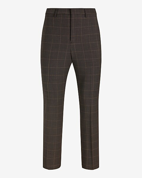 Extra Slim Windowpane Wool-blend Modern Tech Suit Pant | Express
