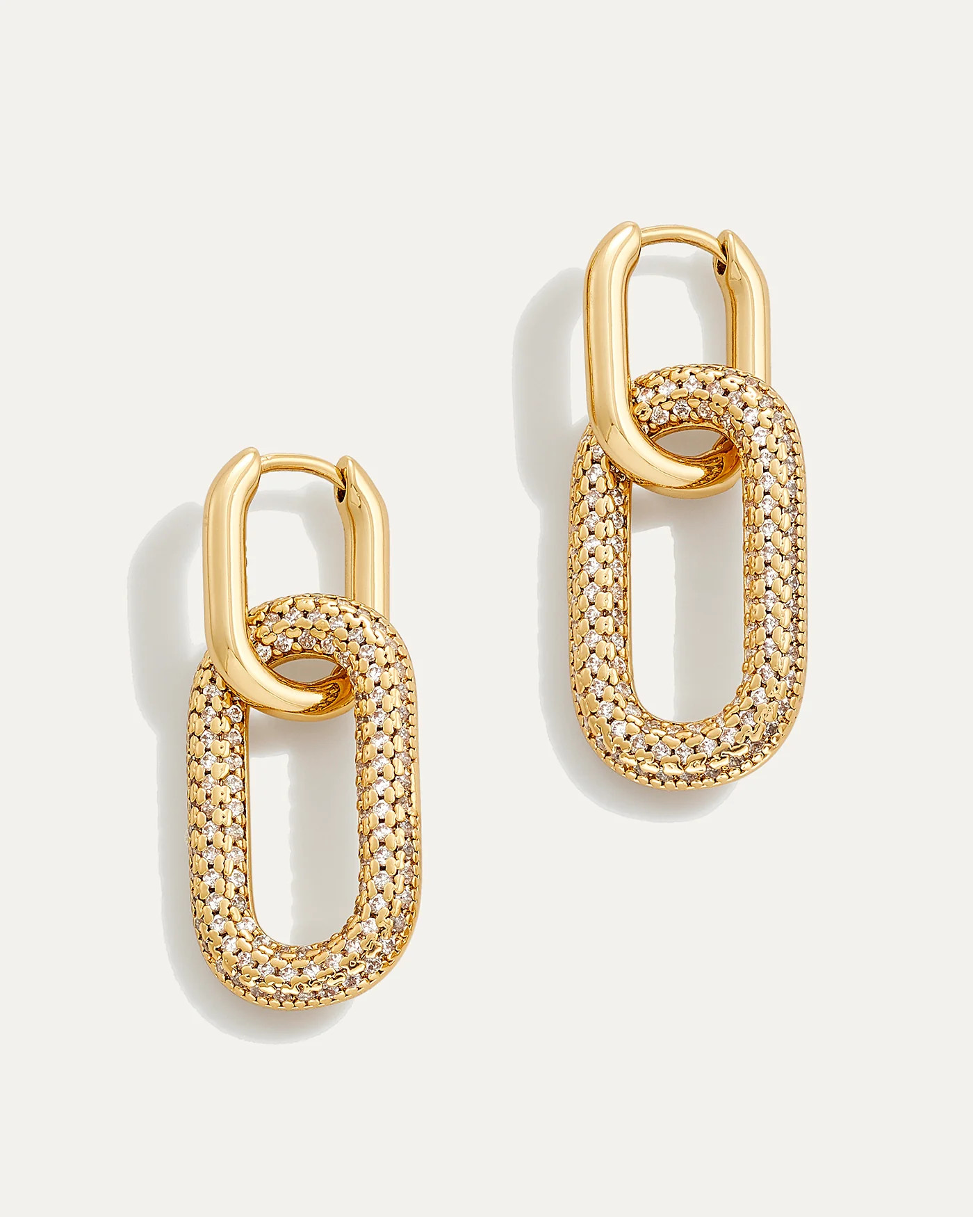 Reversible Pavé Link Earrings | Stella & Dot