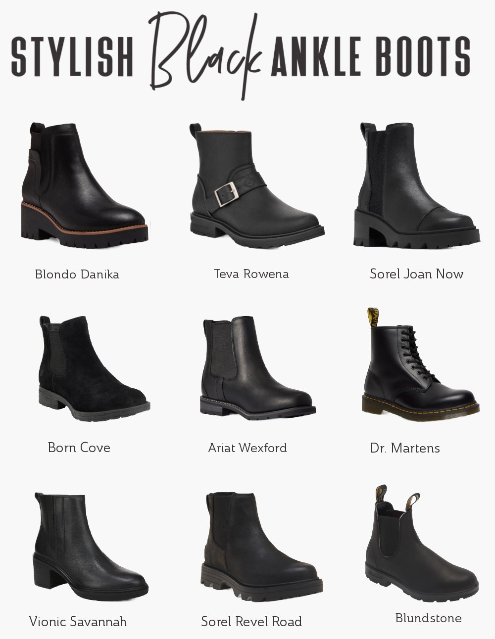 Fall adventures are just around the corner, and we know many of you are looking for the perfect boots to join you on your travels! These travel-friendly styles will keep you comfy, dry, and looking fabulous all day long — whether you're out sightseeing or exploring new places! 

#TravelInStyle #fallboots  #AdventureReady #blackankleboots #anklebootstravel #blackanklebootsoutfit

#LTKSeasonal #LTKTravel #LTKShoeCrush