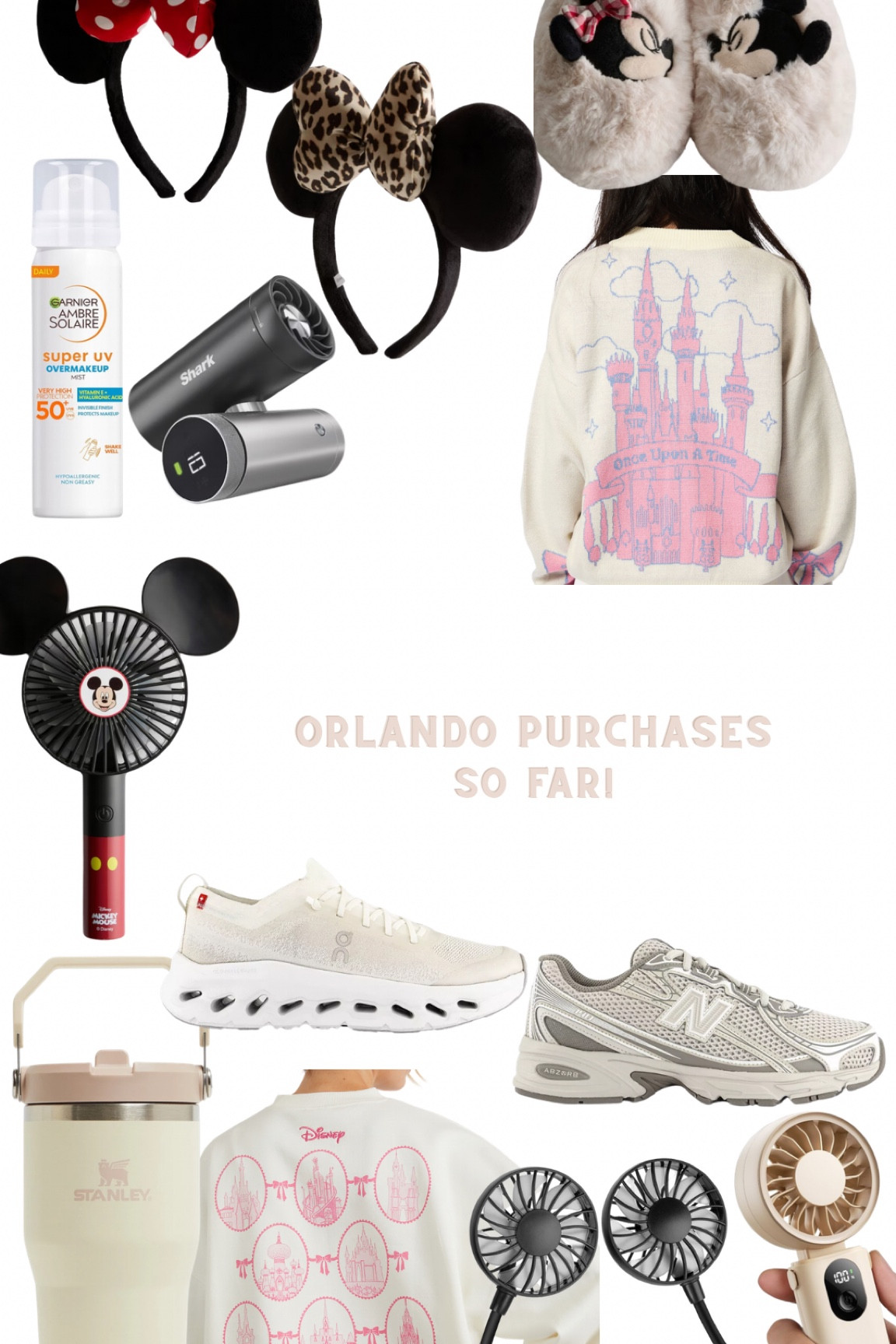 Things I have brought for Orlando so far! 🎢🐭✨💞