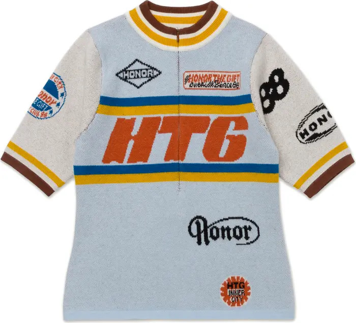 HONOR THE GIFT Racing Mock Neck Half-Zip Top | Nordstrom | Nordstrom