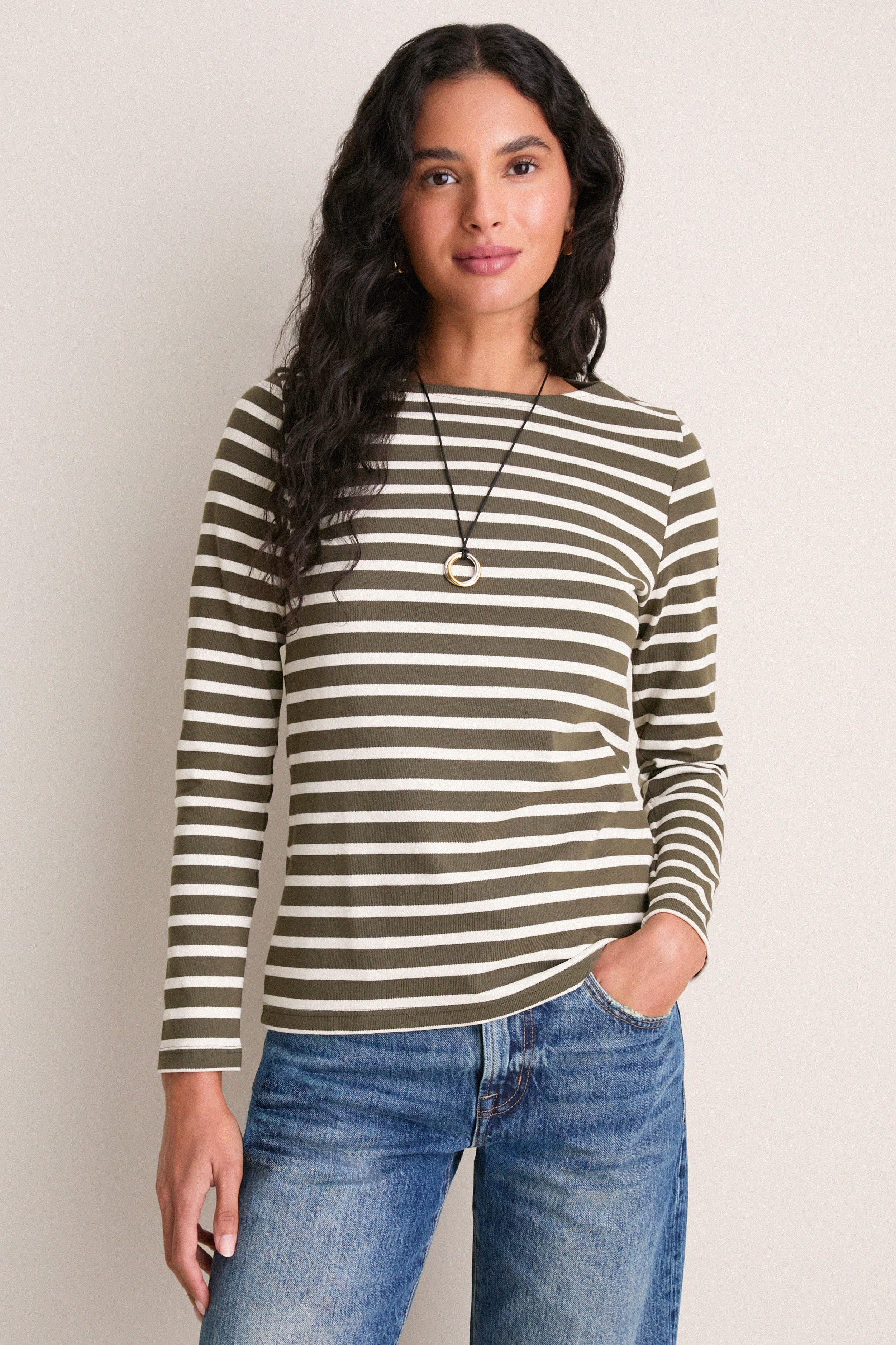 Land Ecru Meridame II Breton Shirt | Tuckernuck (US)
