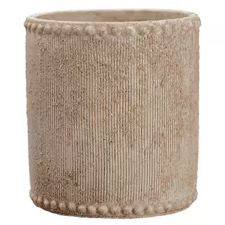 6.5" Beige Textured Cement Container | Michaels | Michaels Stores