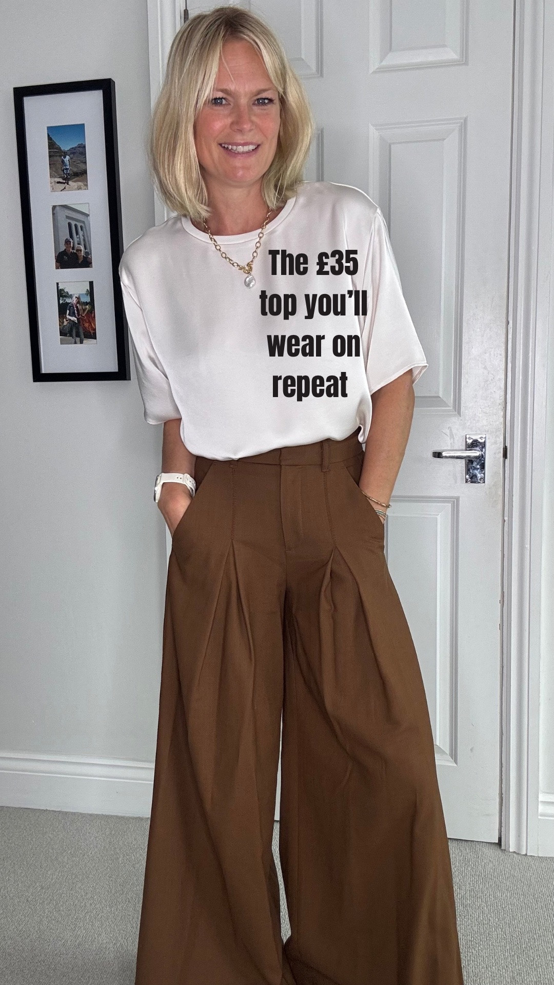 It’s a great top you can dress up for work or wear in the evening. 

It’s actually £24.90 not £34.90 so even better! 
Machine washable 
Lots of colours available 
Just make sure to size down 1 or 2 sizes 

Autumn outfits 
Workwear 
Date night outfits 
Jean outfits

#LTKworkwear #LTKdatenight #LTKautumn