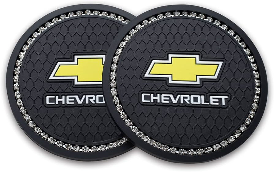 2 PCS Car Interior Accessories Cup Holder Insert Coaster Silicone Anti Slip Cup Mat for Chevrolet... | Amazon (US)
