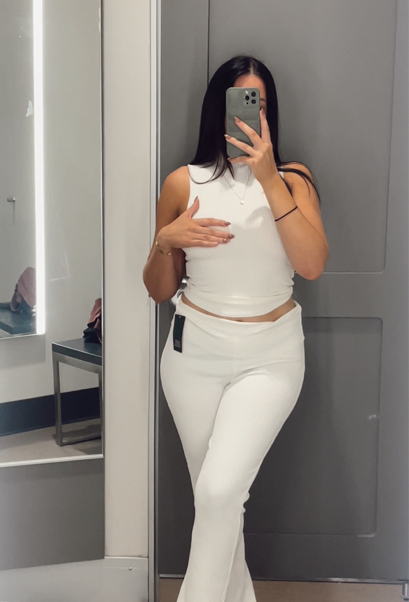 Top - Small 
Pants - Medium (could of done a small) 

#LTKFindsUnder50 #LTKSeasonal #LTKMidsize