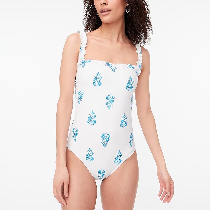 Ruffle one-piece swimsuitItem BH705 
 
 
 
 
 There are no reviews for this product.Be the first ... | J.Crew Factory