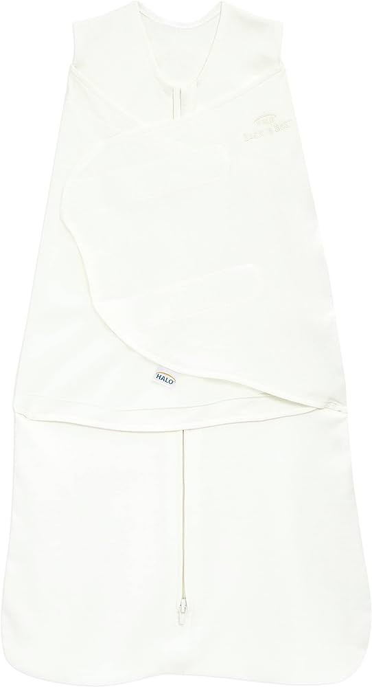 HALO 100% Cotton Sleepsack Swaddle, 3-Way Adjustable Wearable Blanket, TOG 1.5, Natural, Newborn,... | Amazon (US)