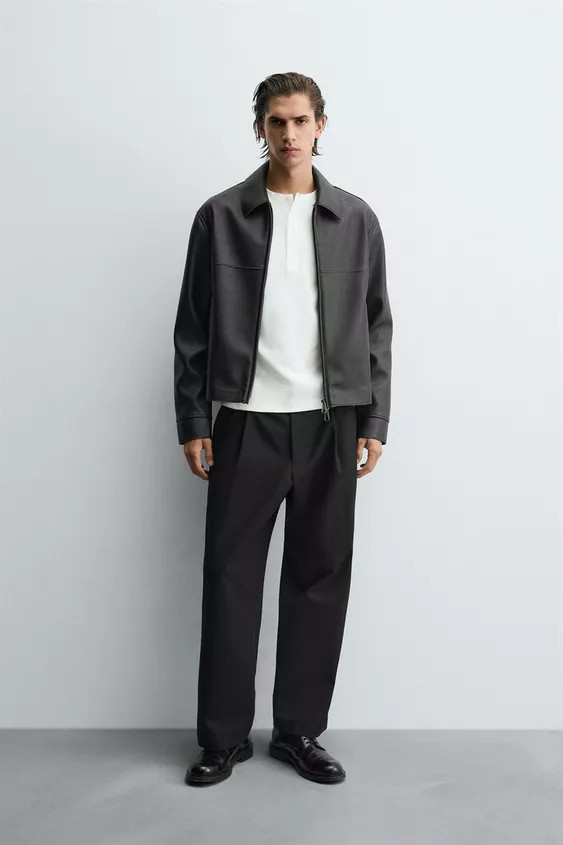 FAUX LEATHER JACKET | Zara US