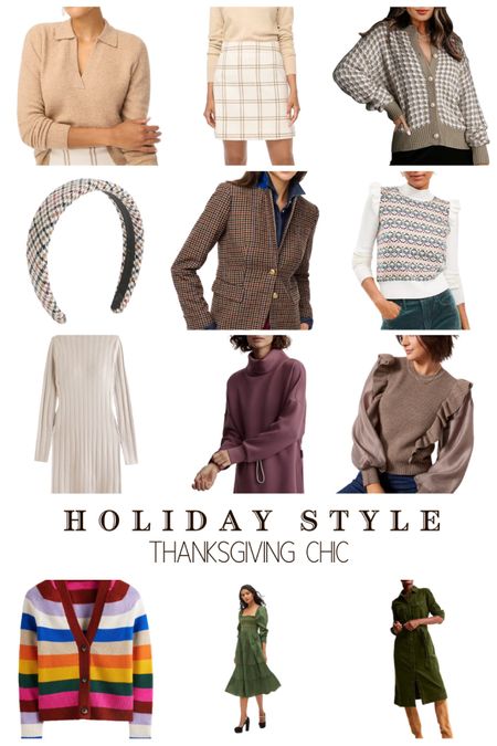 Easy, comfortable, stylish pieces for thanksgiving! 

#LTKHoliday #LTKfindsunder100 #LTKSeasonal