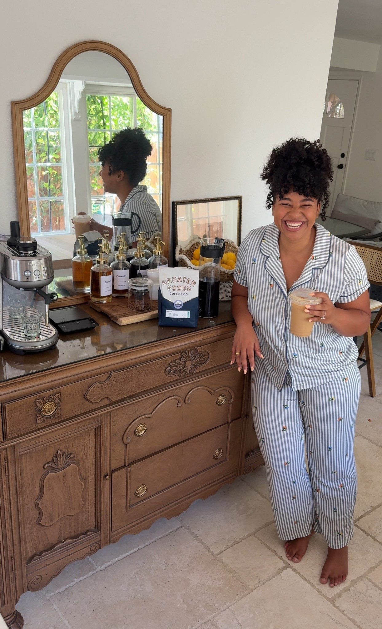 The coffee shop set up!! I’ll be adding wooden shelves too as well🤍

#LTKFindsUnder100 #LTKSeasonal #LTKHome