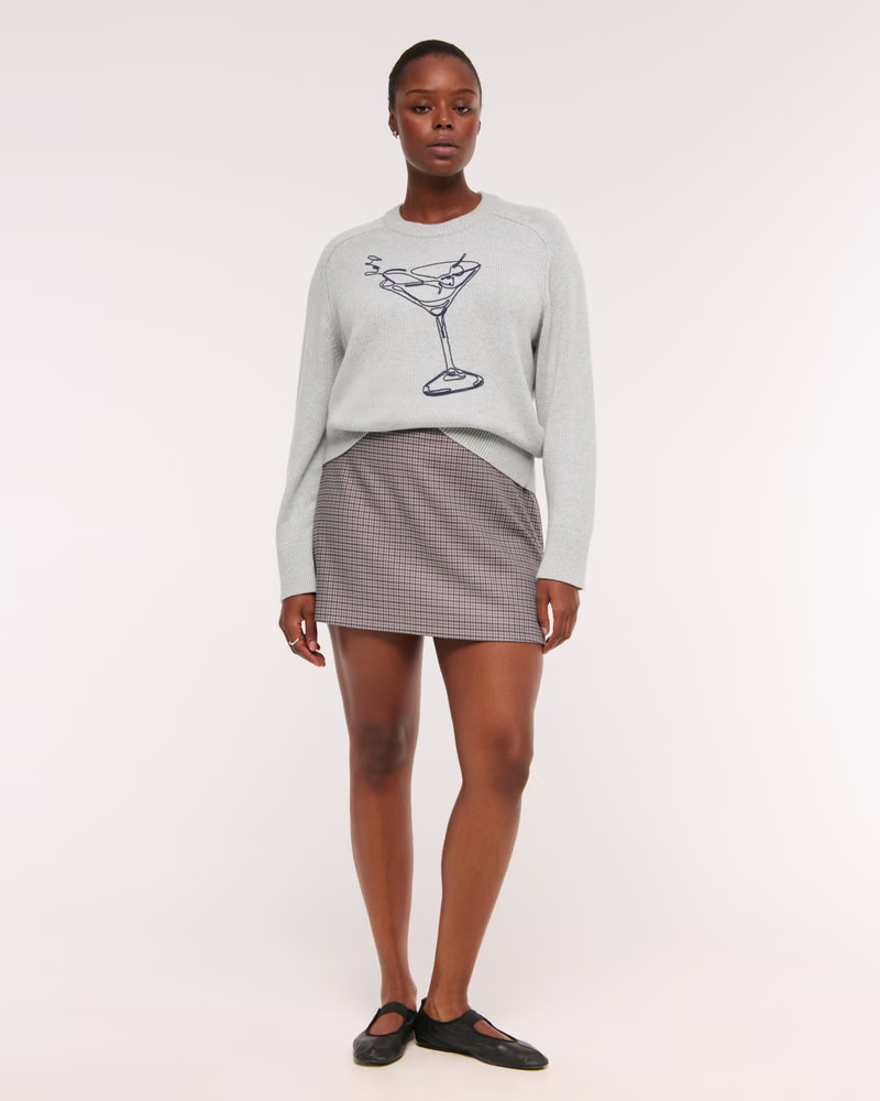 The A&F Madeline Martini Crew Sweater | Abercrombie & Fitch (US)