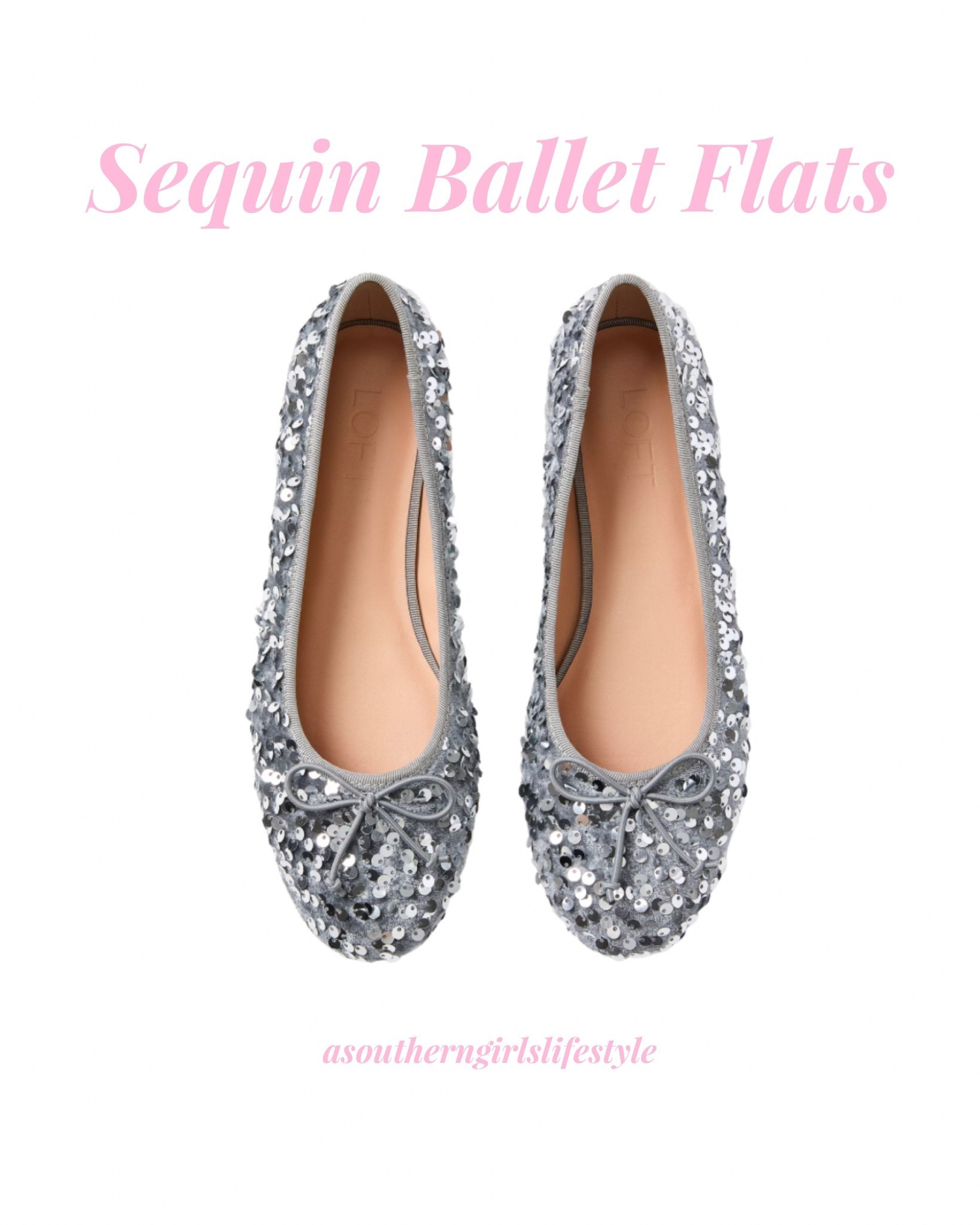 On Sale - super adorable Sequin Ballet Flats - perfect for NYE & anytime! 