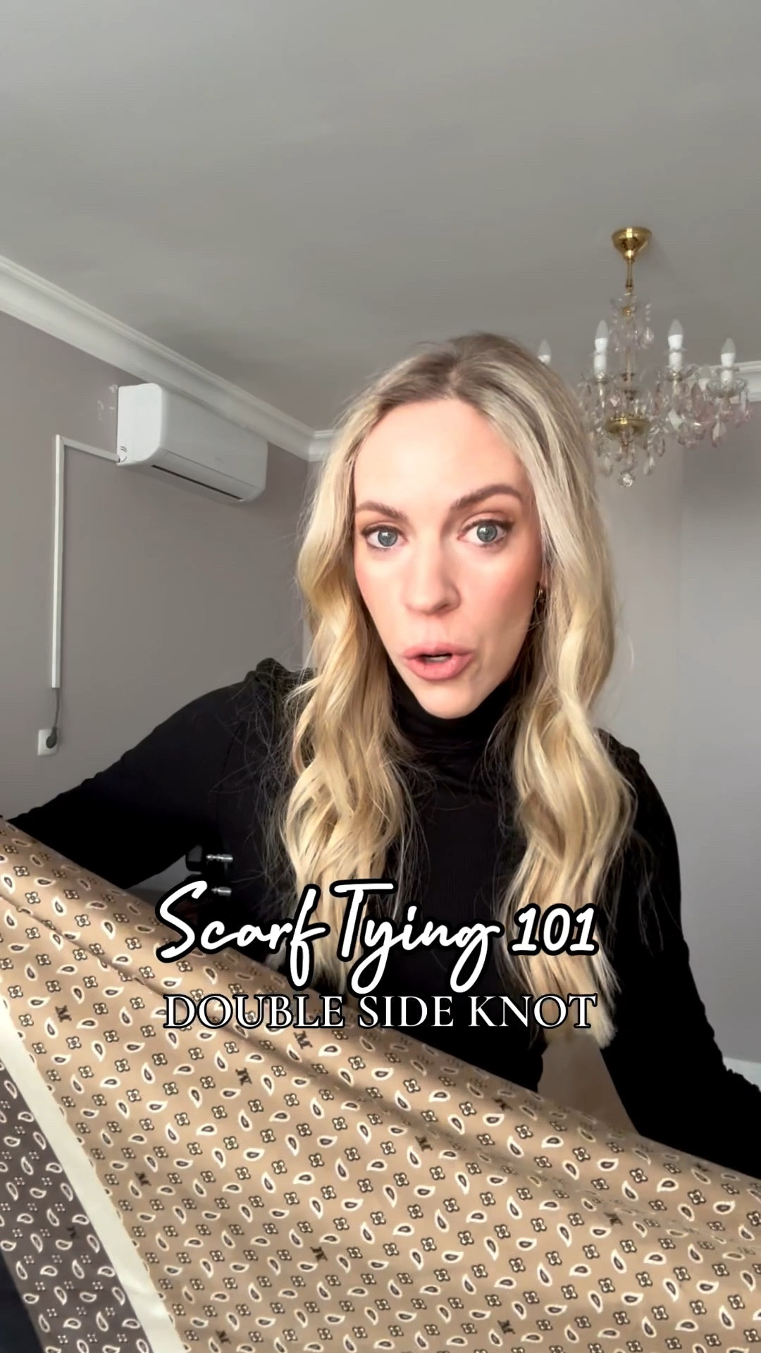 Scarf tying, silk scarf, scarf tutorial, spring trends 

#LTKSeasonal #LTKWorkwear #LTKOver40