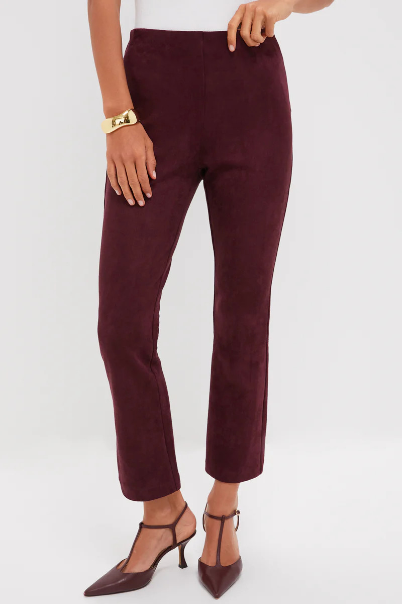 Winetasting Vegan Suede Ashford Pants | Tuckernuck (US)