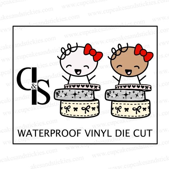Washi Loreta Waterproof Vinyl Diecut Sticker | Etsy (US)
