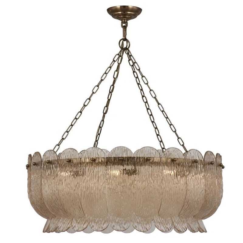 Camellia Winter Brass Chandelier Kalco | Wayfair North America