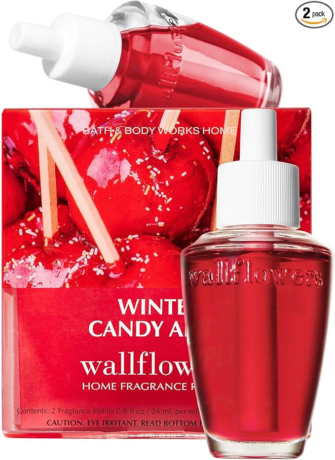 Bath and Body Works WINTER CANDY APPLE Wallflowers 2-Pack Refills, 2019 Edition | Amazon (US)