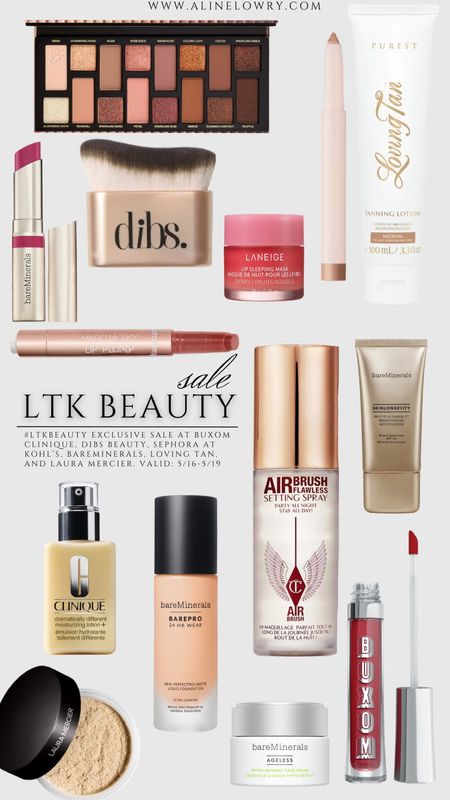 LTK Beauty Sale
Clinique, loving tan, buxom cosmetics, bare minerals, Sephora at Kohl’s, DIBS Beauty and Laura Mercier

#LTKOver40 #LTKBeauty #LTKSaleAlert
