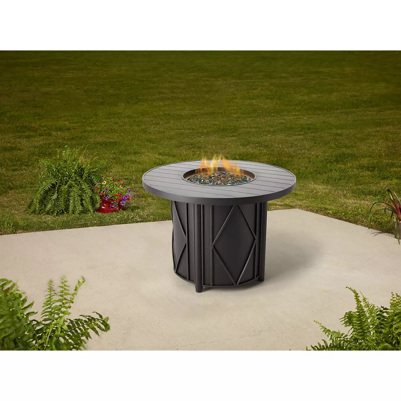 Mosaic Kingsland Round Top Gas Fire Pit | Academy Sports + Outdoors