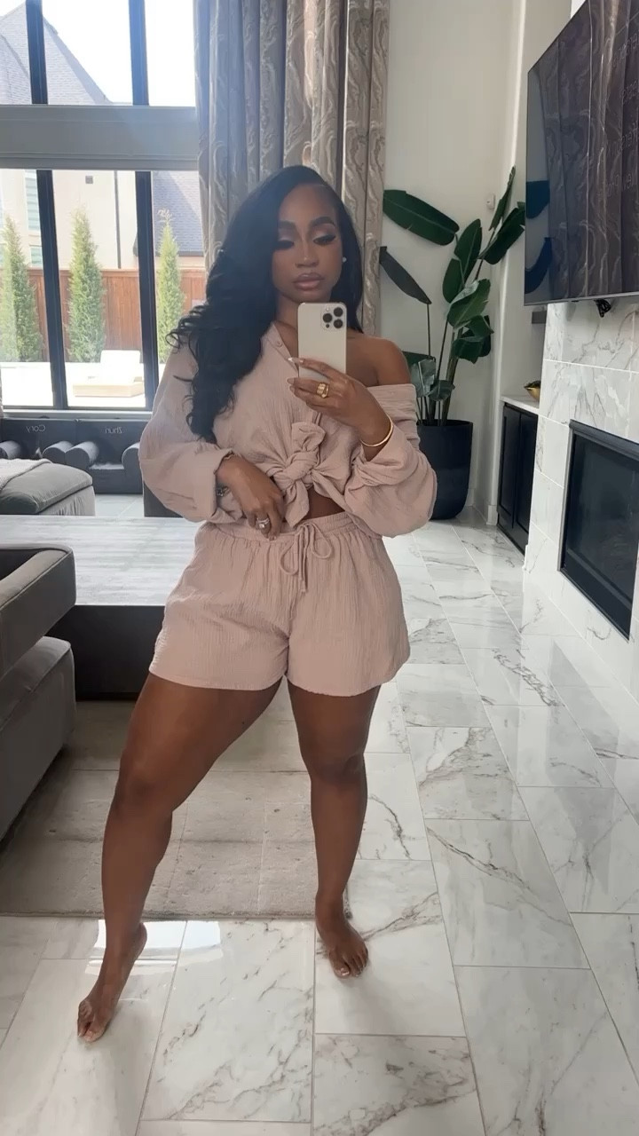 Two piece linen short set find! Wear as a cover up or add some edge to it! Under $50!

#LTKfindsunder50 #LTKSeasonal #LTKstyletip