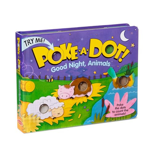 Melissa & Doug Children's Book - Poke-a-Dot: Goodnight, Animals (Board Book with Buttons to Pop) - FSC Certified | Amazon (US)