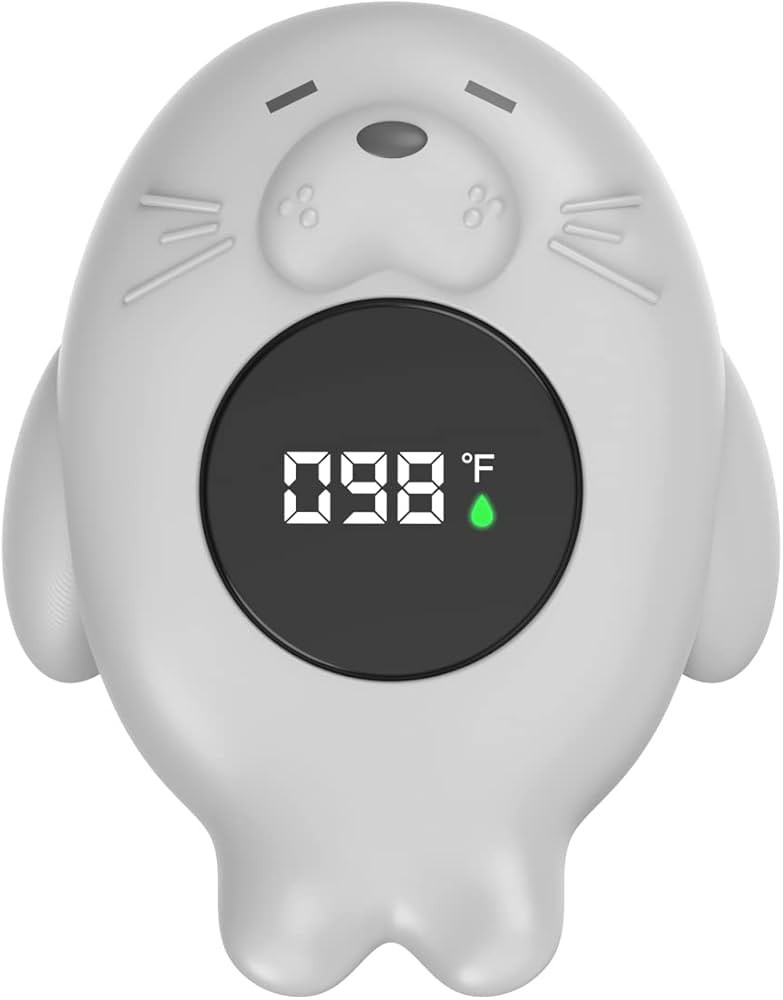 Baby Bath Thermometer Safety, Auto ON/Off Waterproof Bathtub Thermometer with Temperature Warning... | Amazon (US)