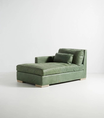 Sunday Modular Leather Chaise | Anthropologie (US)