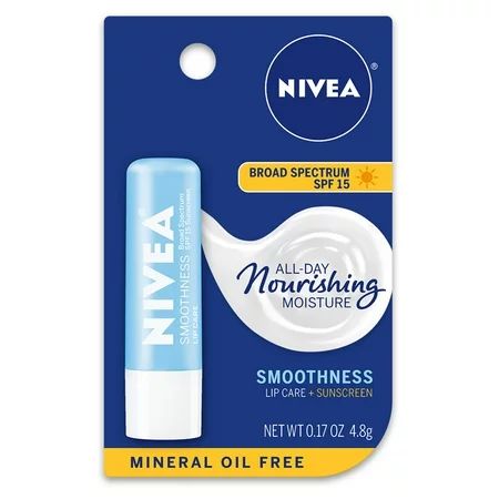 (2 pack) NIVEA Smoothness Lip Care SPF 15 0.17 oz. Carded Pack | Walmart (US)