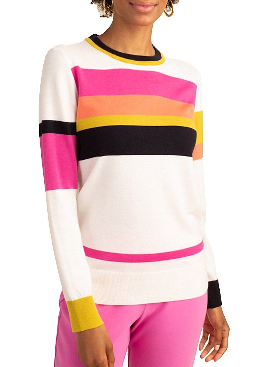 Trina Turk Women's Vista Striped Sweater - Size S | Saks Fifth Avenue OFF 5TH