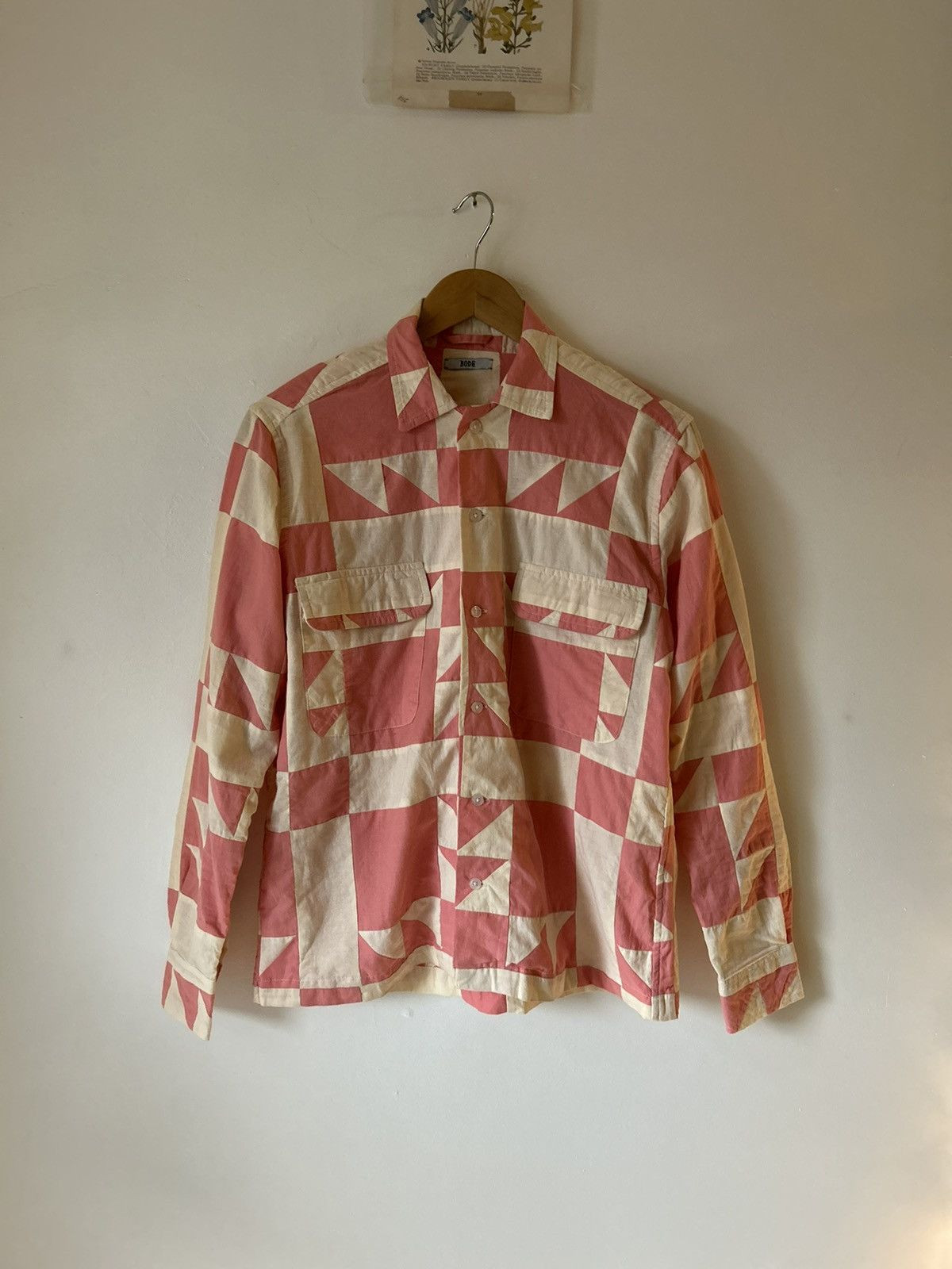 Bode BODE Pink Quilt LS Shirt | Grailed | Grailed