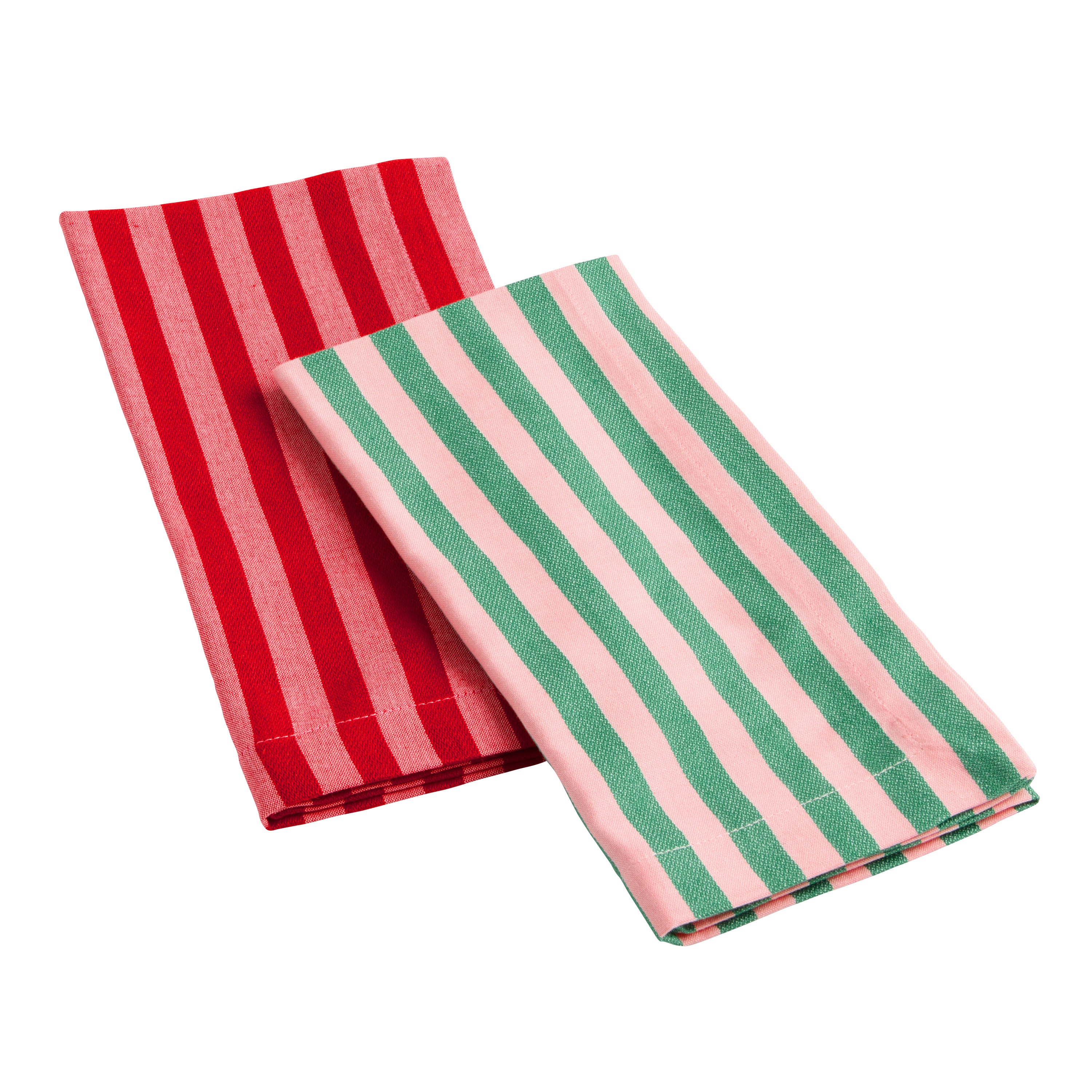 All the Trimmings Striped Napkin Set of 2 | World Market