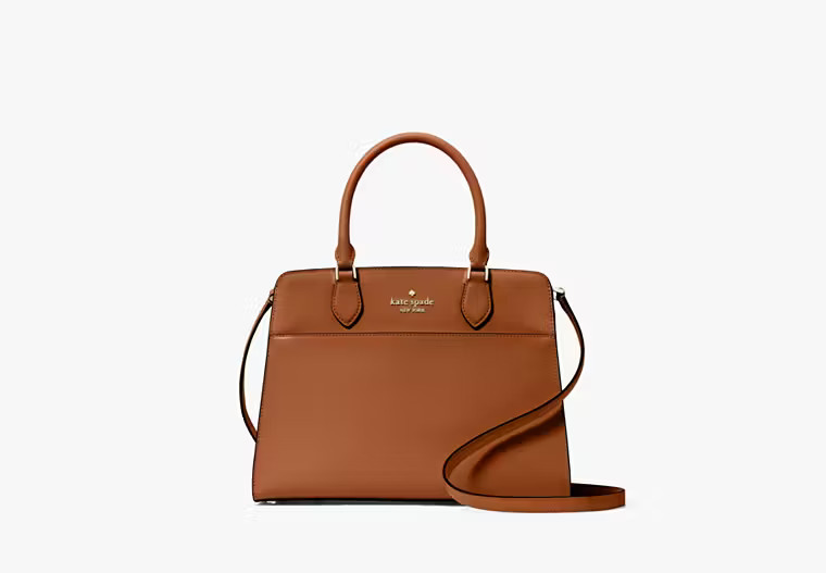 Madison Saffiano Leather Medium Satchel | Kate Spade Outlet